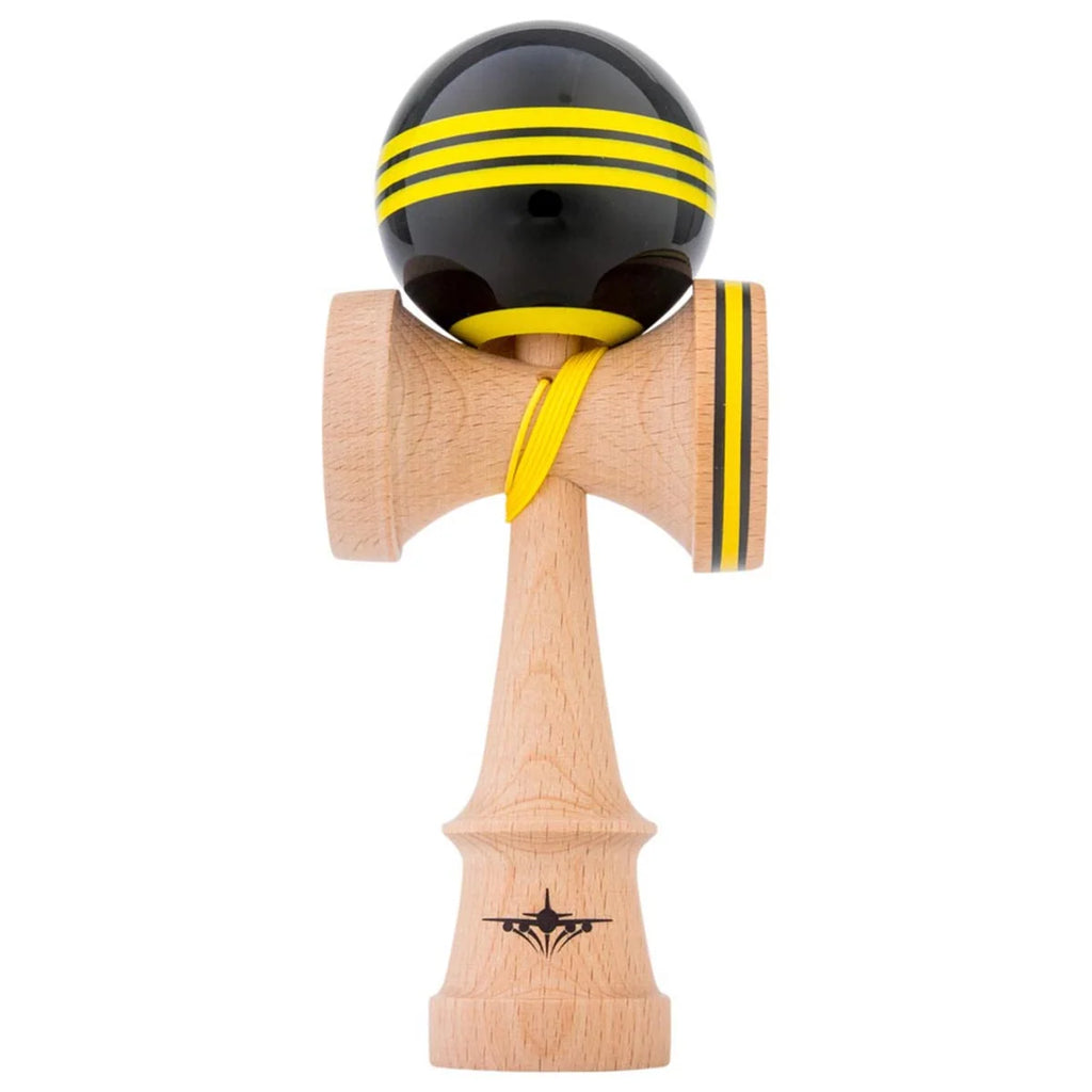 Kaizen Triple Stripe - Jet Shape - Black & Yellow